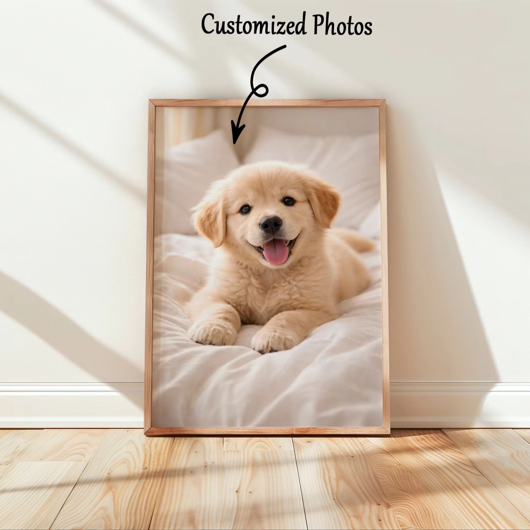 Pet Portrait Custom - طباعة صور مخصصة على قماش، لوحة