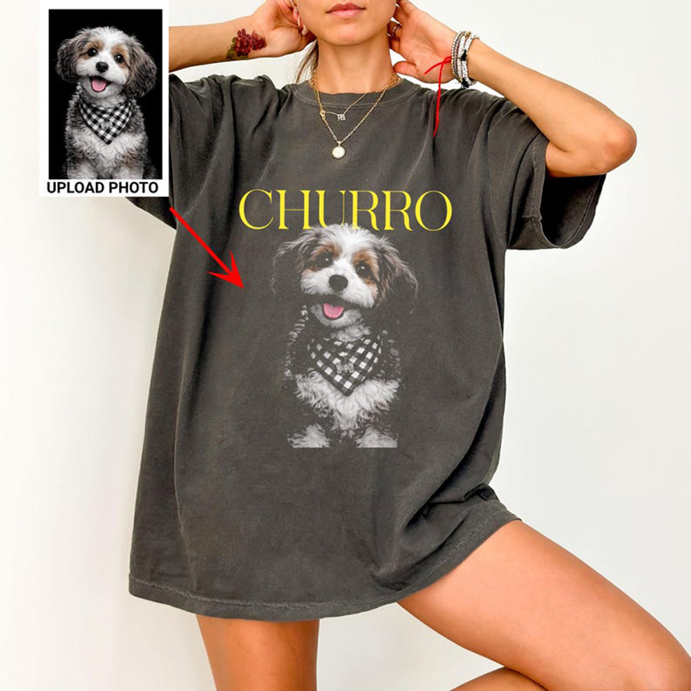 قميص مخصص بصورة الحيوانات الأل - مراجعة Pet Portrait Custom وسعره
