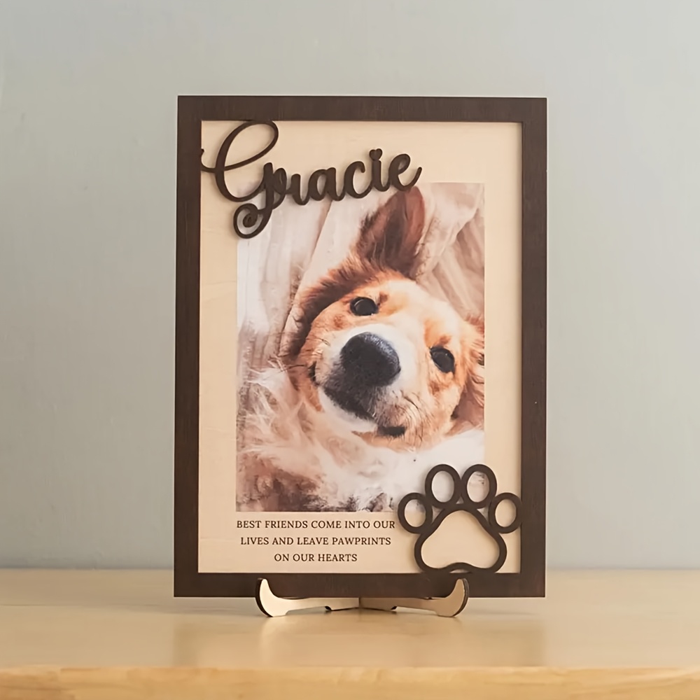 إطار صور خشبي مخصص للحيوانات ا - مراجعة Pet Portrait Custom وسعره
