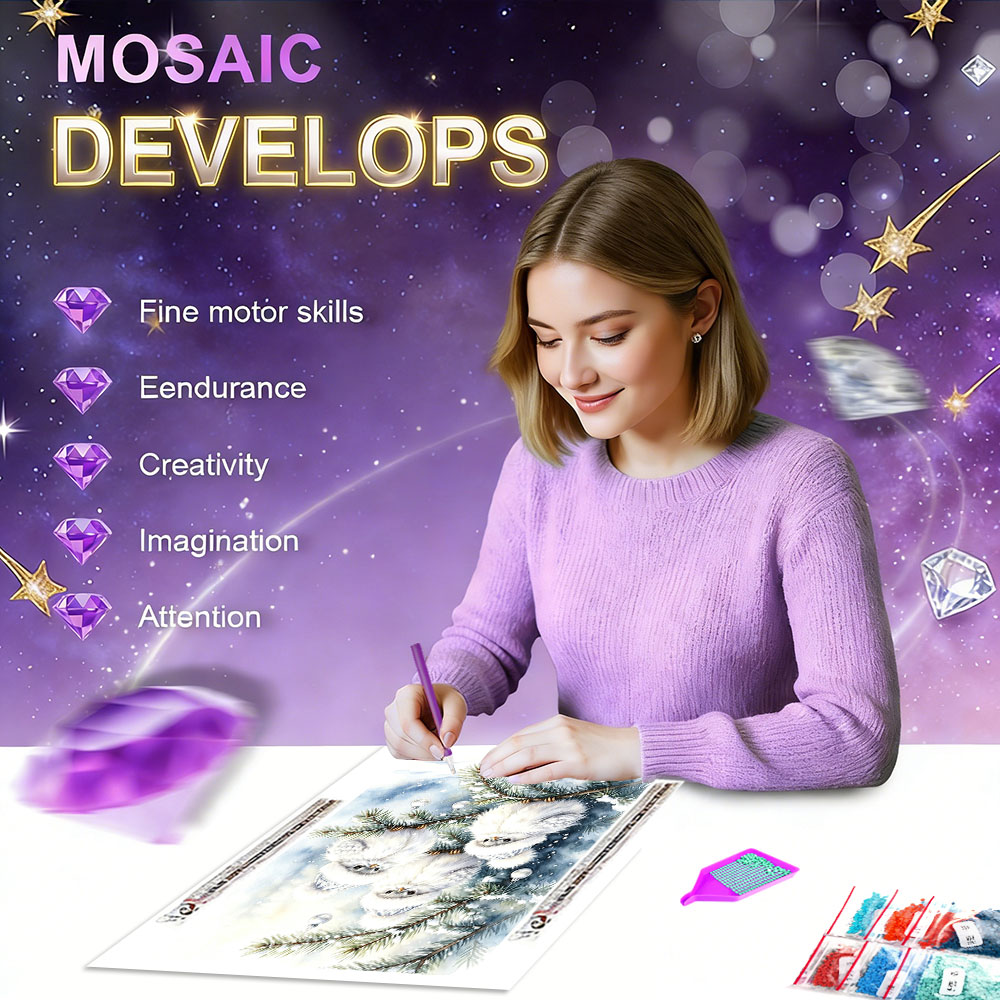 لوحة ماسية جديدة من HUACAN 202 - مراجعة Photo Mosaic Print وسعره