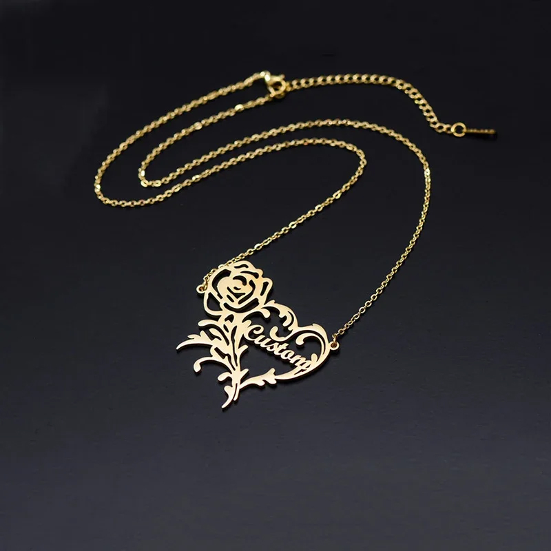 قلادة بدلاية على شكل زهرة من ا - مراجعة Birth Flower Necklace وسعره