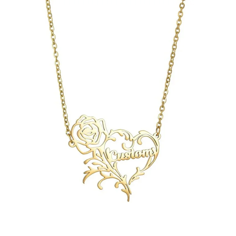 قلادة بدلاية على شكل زهرة من ا - مراجعة Birth Flower Necklace وسعره